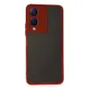 Vivo Y17s Kılıf Montreal Silikon Kapak - Kırmızı