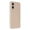 Vivo Y17s Kılıf Nano İçi Kadife Silikon - Pudra