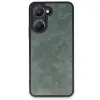 Vivo Y18 Kılıf Aras Deri Kapak - Koyu Yeşil