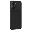 Vivo Y18 Kılıf Auto Focus Karbon Kapak - Siyah