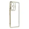 Vivo Y27 Kılıf  Lensli  - Gold