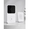 Wi-Fi Beyaz Görüntülü Kapı Zili  HD Kamera, Gece Görüşü ve Çift Yönlü Konuşma Özellikli