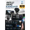 WiFi 1080p 3 Kameralı Araç İçi Kamera LCD Ekranlı Gece Görüşlü G Sensörlü Geniş Açılı