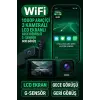 Wifi 1080p Araç içi 3 Kameralı Lcd Ekranlı Gece Görüşlü , G-sensör , Geri Görüş Kamera
