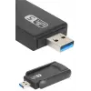 Wifi Adaptörü Bt5.0 Wifi 2si Bir Arada Çift Bantlı Çift Anten