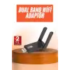Wifi Alıcı Dual Band Usb 3.0 Adaptör Kablosuz Windows 7/8/10/11