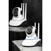 Wifi Kamerası Çift Yönlü Bebek Güvenlik Kamerası Gece Görüşlü