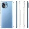 Xiaomi Mi 11 Lite Kamera Korumalı Shockproof Şeffaf Silikon Kılıf-(5775)