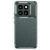 Xiaomi Mi 14t Pro Kılıf Auto Focus Karbon Kapak - Koyu Yeşil