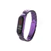 Xiaomi Mi Band 4 Metal Baklalı Kordon - Mor