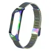 Xiaomi Mi Band 5 Metal Kayış Kordon Kopçalı Milano Loop-(5775)