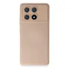 Xiaomi Poco X6 Pro Kılıf Nano İçi Kadife Silikon - Pudra