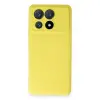 Xiaomi Poco X6 Pro Kılıf Nano İçi Kadife Silikon - Sarı