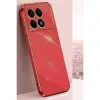 Xiaomi Poco X6 Pro Kılıf Volet Silikon - Kırmızı