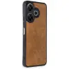 Xiaomi Redmi 13 4g Kılıf Aras Deri Kapak - Taba