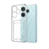 Xiaomi Redmi 13 4g Kılıf Kart Şeffaf Silikon - Şeffaf