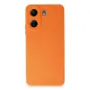 Xiaomi Redmi 13c Kılıf Nano İçi Kadife Silikon - Turuncu