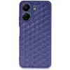 Xiaomi Redmi 13c Kılıf Petek Silikon Kapak - Lacivert