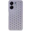 Xiaomi Redmi 13c Kılıf Petek Silikon Kapak - Lila