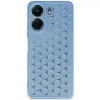 Xiaomi Redmi 13c Kılıf Petek Silikon Kapak - Mavi