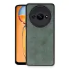 Xiaomi Redmi A3 4g Kılıf Aras Deri Kapak - Koyu Yeşil