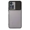 Xiaomi Redmi Note 11t Kılıf Palm Buzlu Kamera Sürgülü Silikon - Siyah