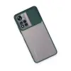 Xiaomi Redmi Note 11t Kılıf Palm Buzlu Kamera Sürgülü Silikon - Yeşil