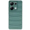 Xiaomi Redmi Note 13 Pro 4g Kılıf Bibercas Silikon Kapak - Koyu Yeşil