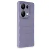 Xiaomi Redmi Note 13 Pro 4g Kılıf Bibercas Silikon Kapak - Lila