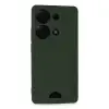Xiaomi Redmi Note 13 Pro 4g Kılıf Kelvin Kartvizitli Silikon - Koyu Yeşil