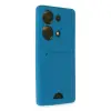 Xiaomi Redmi Note 13 Pro 4g Kılıf Kelvin Kartvizitli Silikon - Mavi