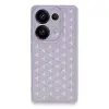 Xiaomi Redmi Note 13 Pro 4g Kılıf Petek Silikon Kapak - Lila
