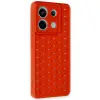 Xiaomi Redmi Note 13 Pro 5g Kılıf Petek Silikon Kapak - Kırmızı