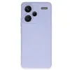 Xiaomi Redmi Note 13 Pro Plus Kılıf Nano İçi Kadife Silikon - Lila