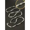 Xuping Burgulu Zincir Çelik Kolye 45 cm