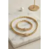 Xuping Singapur Zincir Model Kolye ve Bileklik Set