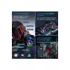 Y13 Motor Kask Kulaklık Rgb Modlu Ralu Motosiklet Kulaklık 5.3 Bluetooth Intercom