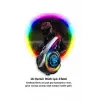 Y21 Rgb Işık Efektli Intercom Bluetoototosiklet Kask Kulaklığı Intercom Kulaklık