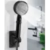Yapışkanlı Duş Başlığı Tutucu Ayarlı Siyah