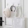 Yapışkanlı Tekli Askı - Şeffaf - Demir Uçlu