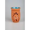 Yaprak Model  El Yapımı Çömlek Buhurdanlık Tütsülük
