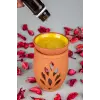 Yaşam Çiçeği El Yapımı Çömlek Buhurdanlık Tütsülük
