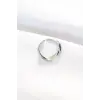 Yassı Silver Renk Ayarlanabilir Yüzük 5886