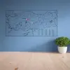 Yazılabilir Türkiye Haritası Manyetik Duvar Stickerı 110 x 56 cm