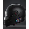 Yeni Nesil Bluetooth 5.3 Motosiklet Intercom RGB Işıklı 1000m Mesafeli