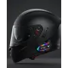 Yeni Nesil Bluetooth 5.3 Motosiklet Intercom RGB Işıklı 1000m Mesafeli