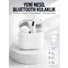 Yeni Nesil Bluetooth Kulaklık Beyaz Çağrı Cevaplayabilen Kablosuz