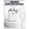 Yeni Nesil Bluetooth Kulaklık Beyaz Çağrı Cevaplayabilen Kablosuz