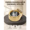 Yeniden Doldurulabilir Çakmaklı Küllük Dayanıklı Yapı