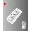 Yeniden Kullanılabilir 304 Çelik Metal Buz Küpleri 4lü Set